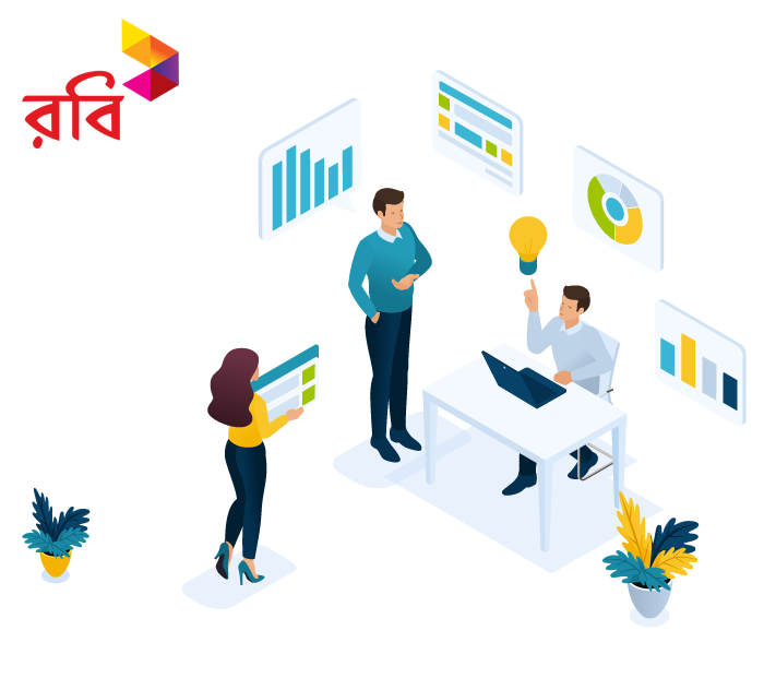 ERP dashboard illustration